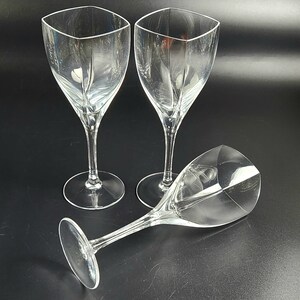 ヴィンテージ - 3個セット - MIKASA製 パナッシュ クリア ワイングラス 
