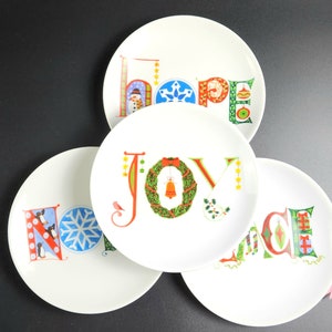 Vintage- 6 3/8&quot; Diameter - BIA Cordon Bleu Plates - Set of 4