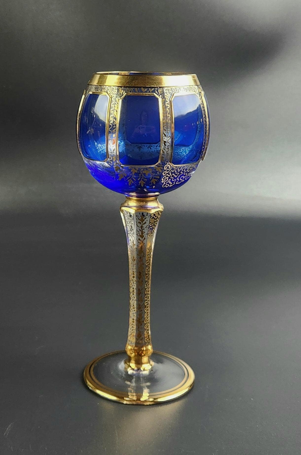 アンティークのモーザー　グラス2客 アンティークのモーザー グラス2客 アンティークのモーザー グラス2客