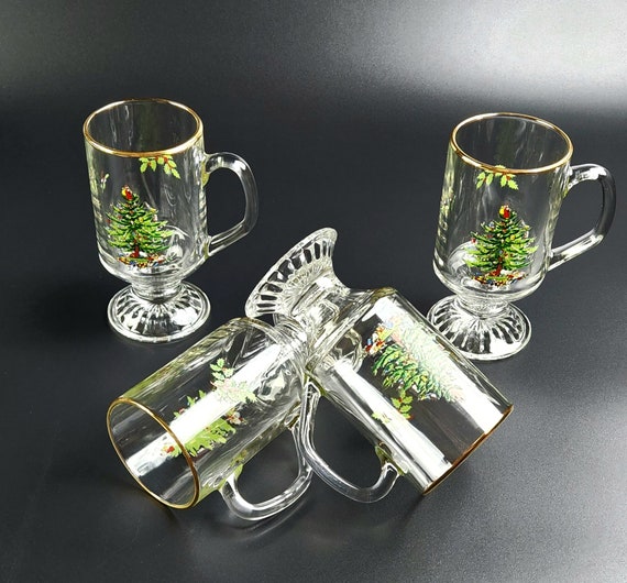 Spode Christmas Tree Glassware - Set of 4 -Made of