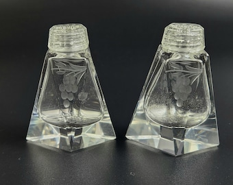 カットクリスタル ソルト＆ペッパーシェーカー # 22767 - Etsy 日本