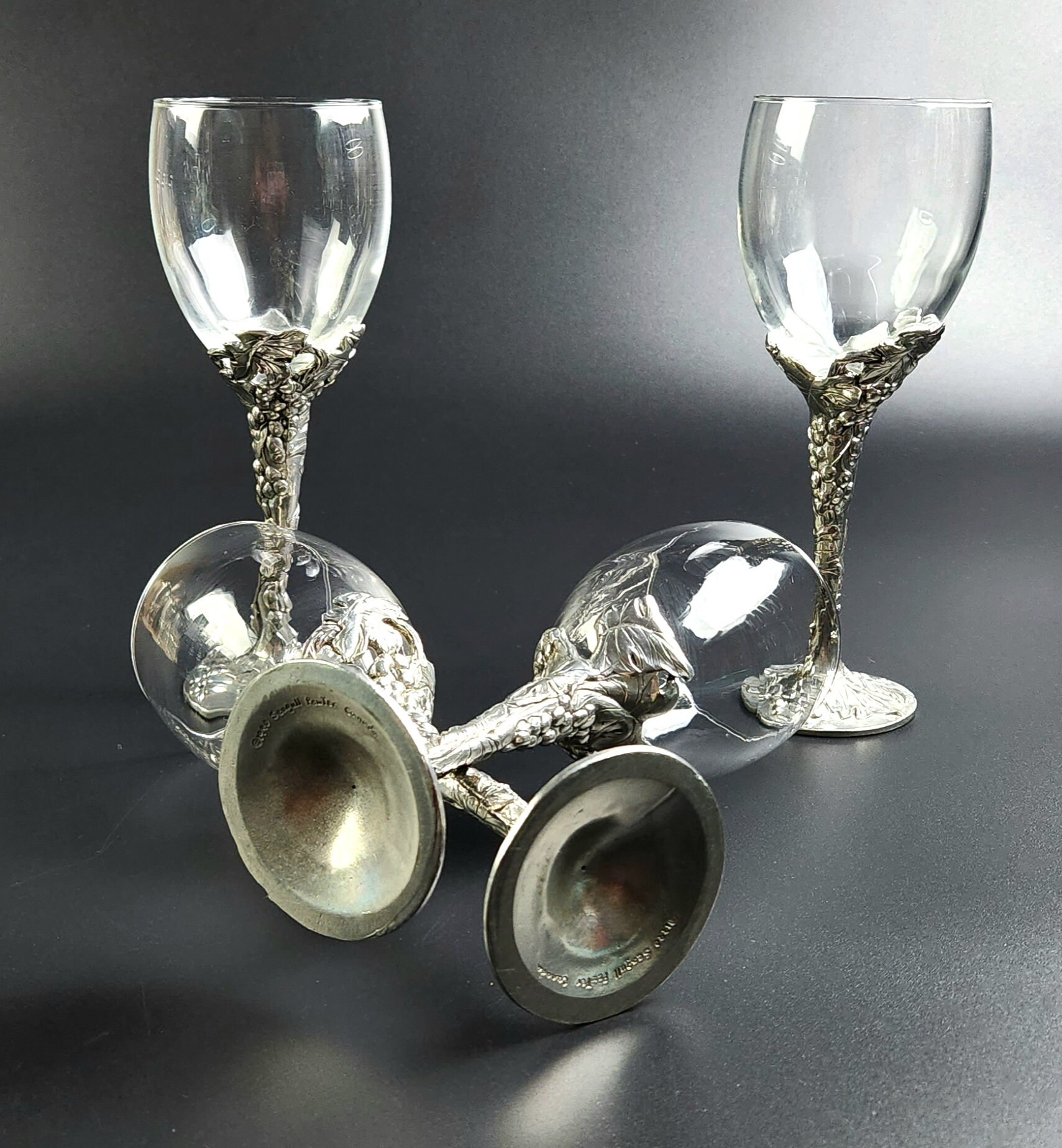 ヴィンテージ 1990 - 4 個セット - シーガル ピューター カナダ