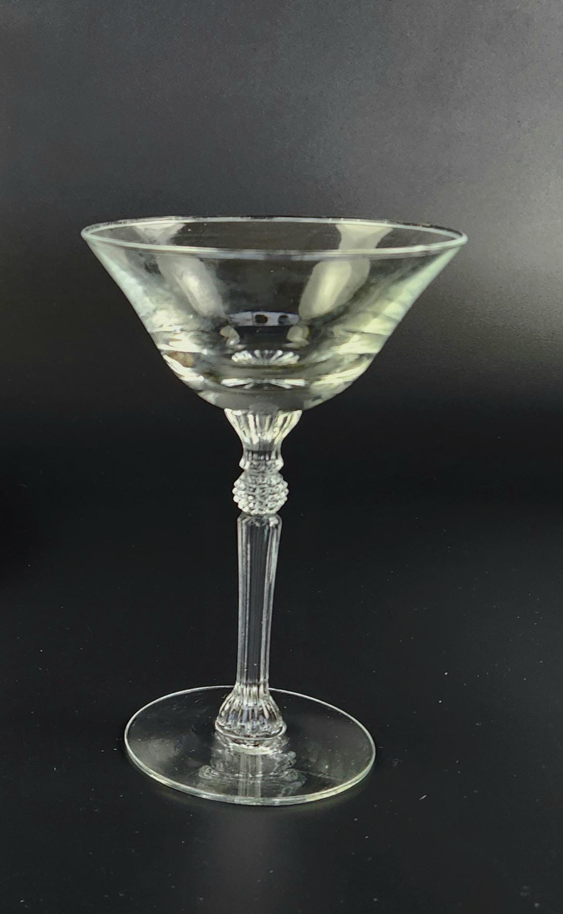 Vintage- Set of 3 - Champagne/tall Sherbet 470 by Glastonbury