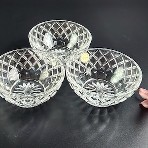 Vintage - 3er Set - Lenox Bleikristall - Tschechien Schalen