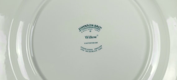 ヴィンテージ - ディナープレート - ジョンソンブラザーズ製ウィロー
