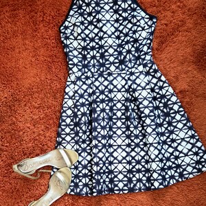 mossimo cotton dresses Mossimo Black Cotton Lace Skater Dress Flared Party Dress EUC S