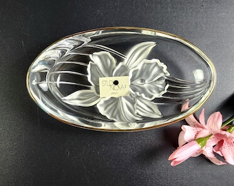 Vintage - Studio Nova Oval Dish - Japan - Glass