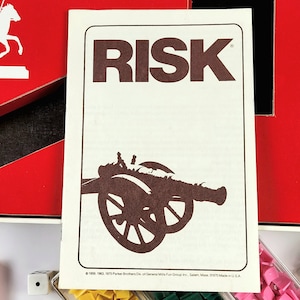 Vintage- 1975 Risk Dice Game- Parker Brothers