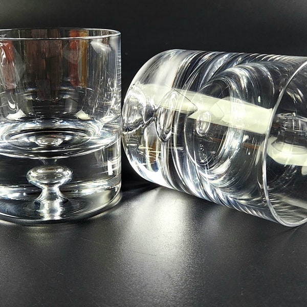 Vintage Badash Galaxy Crystal Old Fashioned Glasses - Set of 2