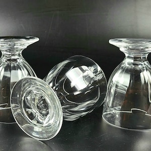 Vintage - Oyster or Fruit Cocktail Glasses by VAL ST LAMBERT - Set of 3