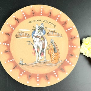 Vintage - Hand-Painted - Souvenir Plate- Wall Decor/ Table Decor
