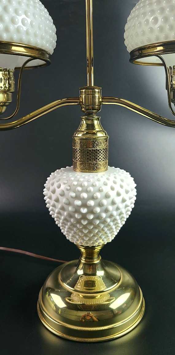 Milk glass lamp value online