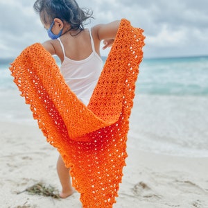 CROCHET PATTERN | Crochet Sarong | Beach Cover | Swim Coverup | Bikini Wrap