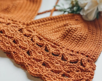 Crochet Bralette Pattern | Boho Bikini Top & Summer Swimwear | Easy Handmade Crochet Top