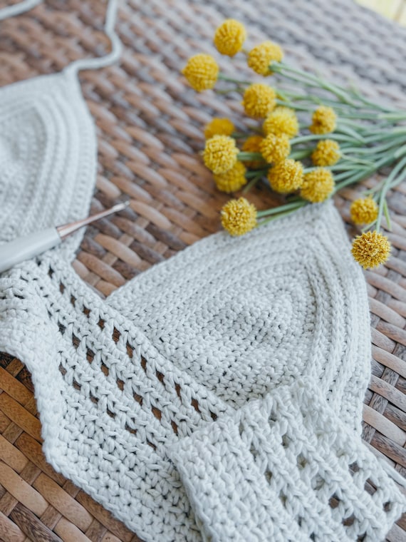 Crochet Bralette Pattern | Beginner Friendly Crochet | Simple Crop