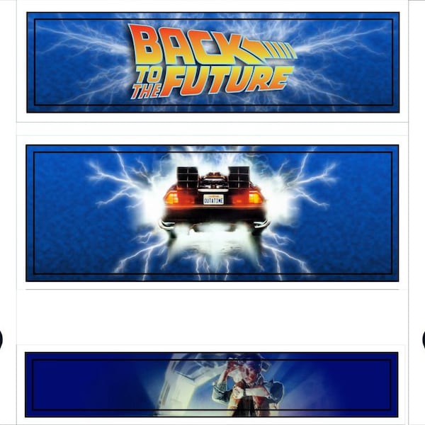 Back To The Future Bartop Graphics l Arcade Graphics l Arcade Artwork