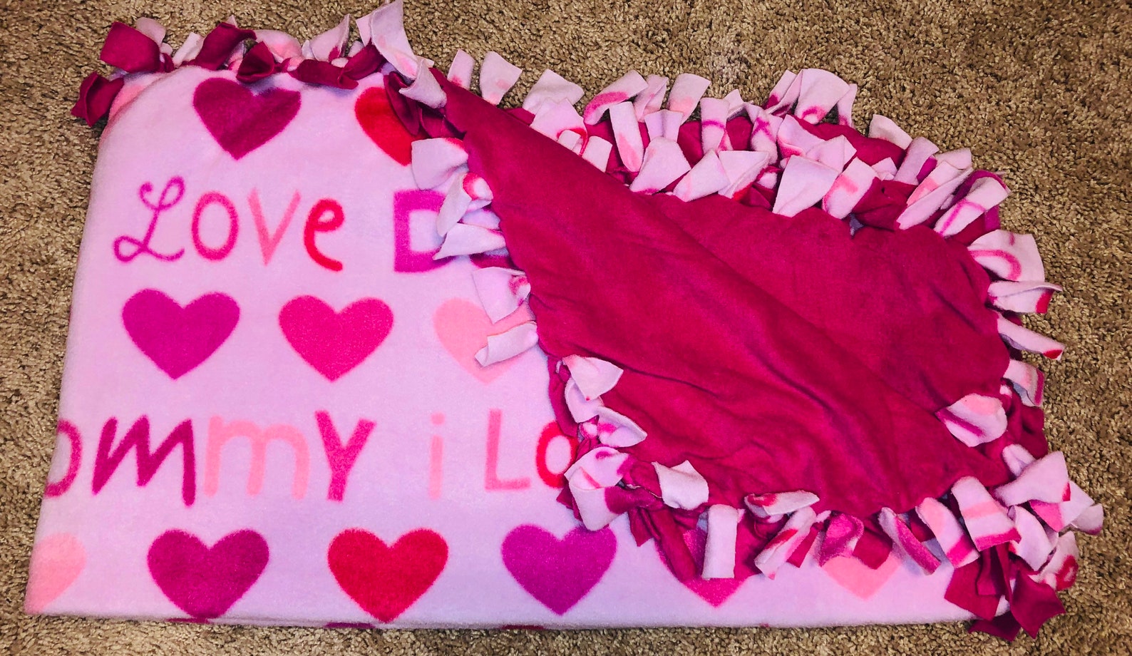 I Love Mommy & Daddy Blanket  Etsy
