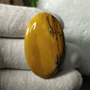 Jaspe mookaita, jaspe mookaita natural, jaspe amarillo, jaspe natural, piedra preciosa, piedra preciosa natural, cabujón, fabricación de joyas, 43 x 27 x 6 mm, 60,10 ct, 171