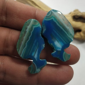 Géode Druzy, Tranches polies, Tranche de pierre gemme, Tranche d'agate Druzy, Géode Druzy pour fenêtre, Emballage métallique, Tranche d'agate, Paire d'agate Druzy, Collier en pierre, # 8