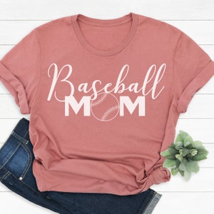 Baseball Mom Shirt, Baseball T-shirt for Women, Gift for Mom, Mom Baseball Shirt, Gift for Her, Softball shirt for Mom, Sports Mom Gift