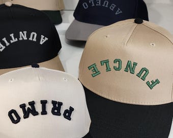 Upside-Down Custom Text Embroidered OTTO Baseball Cap: Personalized 3D  Snapback Hat