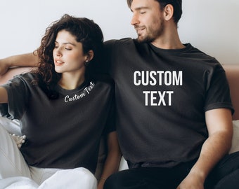 Customizable Bella Canvas Unisex T-Shirt: Personalized Text