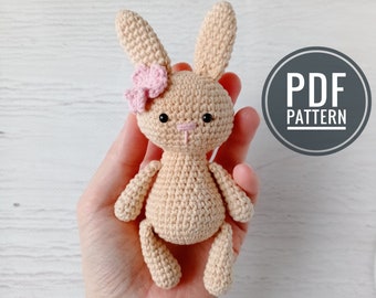 PATTERN, Crochet buuny pattern, amigurumi bunny, crochet animal pattern, amigurumi rabbit