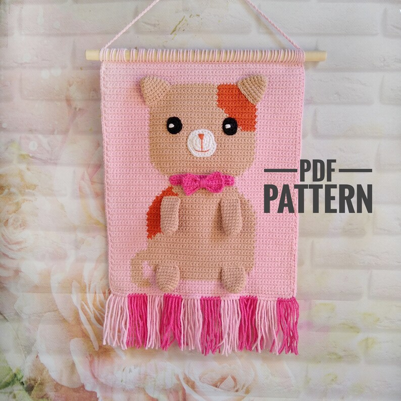 PATTERN PDF Wall Hanging Pattern Wall Decor Pattern Crochet Etsy