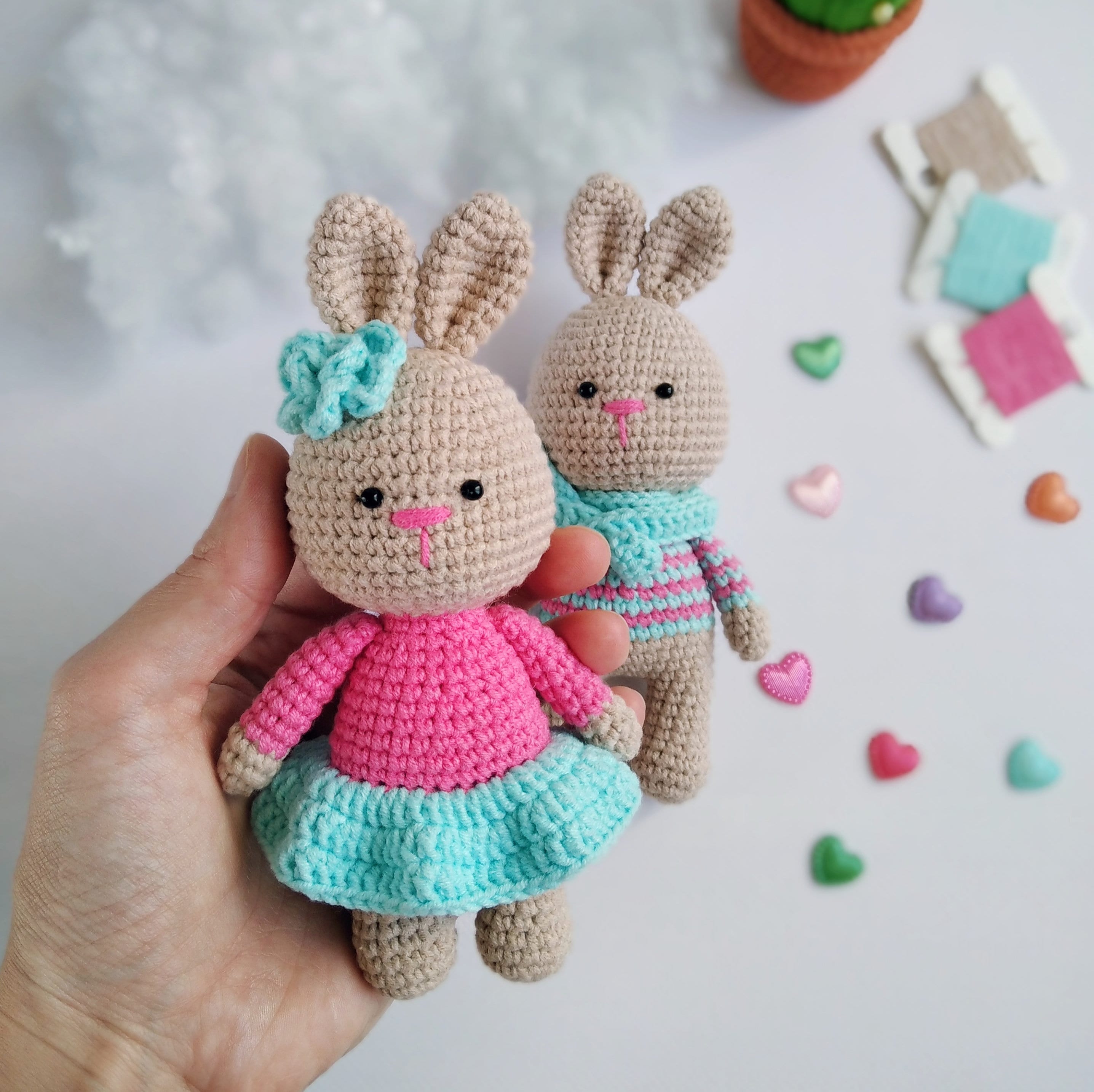 Bunny Crochet Pattern Crochet Doll Diy Crochet Animal | Etsy