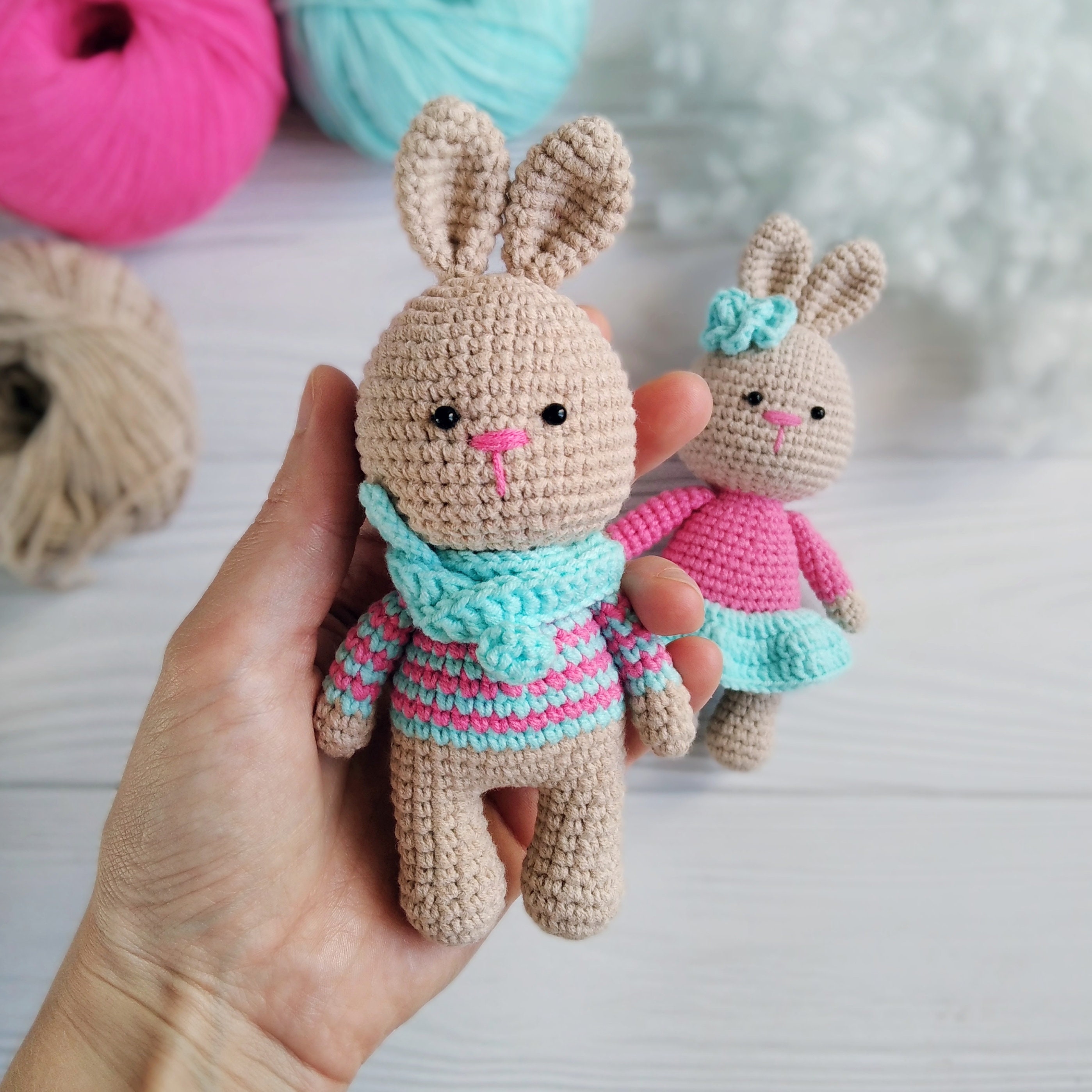 Bunny Crochet Pattern Crochet Doll Diy Crochet Animal | Etsy