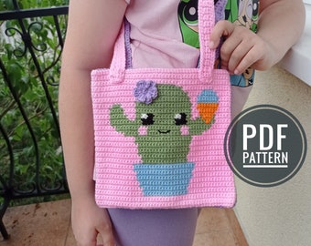 Crochet Bag Pattern, Crochet Tote Bag Pattern, Crochet Purse Pattern, Intarsia Crochet