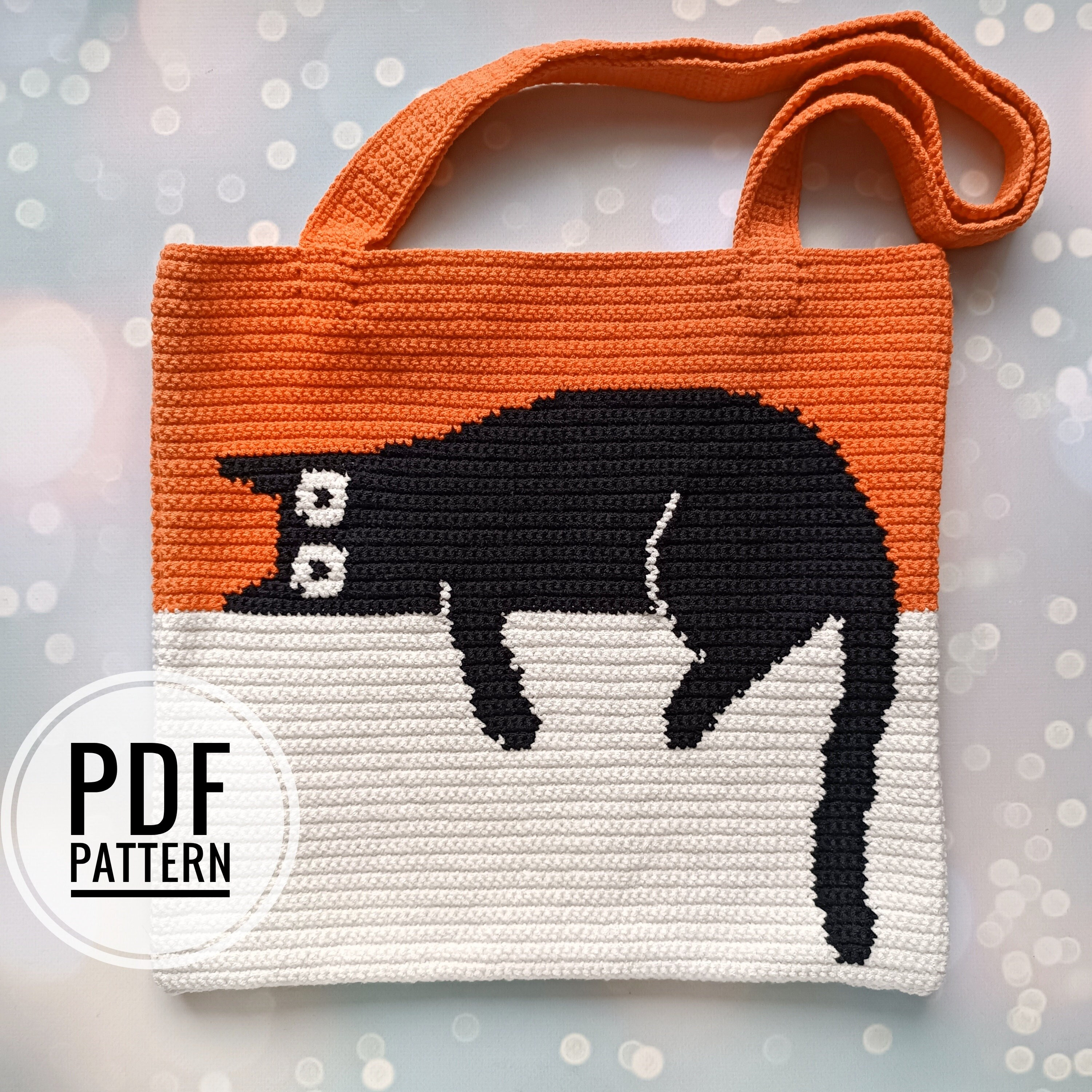 Cat Pattern Bag - Etsy