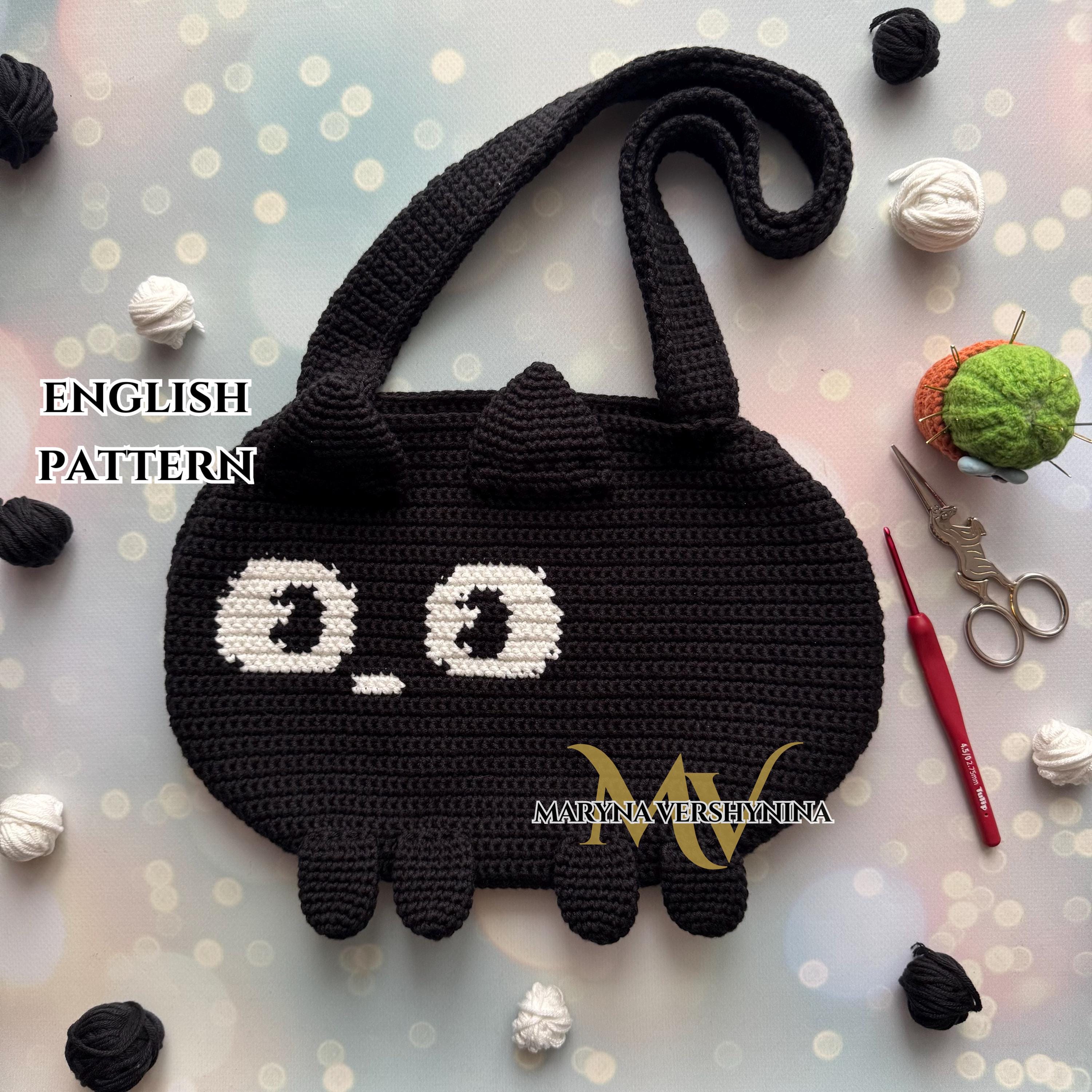 30 Black Cat Crochet Patterns for Amigurumi, Bags, Keychains, and Cozy Handmade Gifts 10 Black Cat Tote Bag Pattern