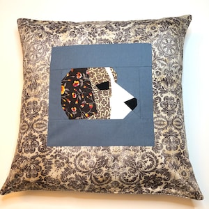 FPP Beagle Foundation Paper Piecing Pattern Digital Download includes Pillow Making Instructions, Beginner Level