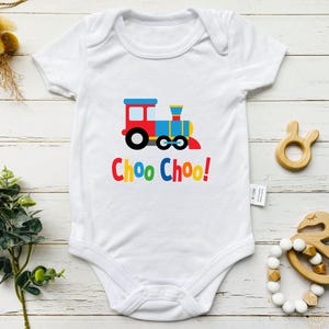 Little Train Baby Bodysuit,Choo Choo Train Baby Bodysuit,Baby Coming Home Outfit,Toddler Shirt,Baby Shower Gift,Newborn Gift,Baby Romper