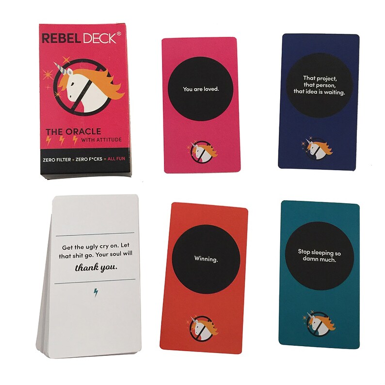 REBEL DECK Tarot Cards/ 60pcs Rebel Deck Oracle Cards Etsy