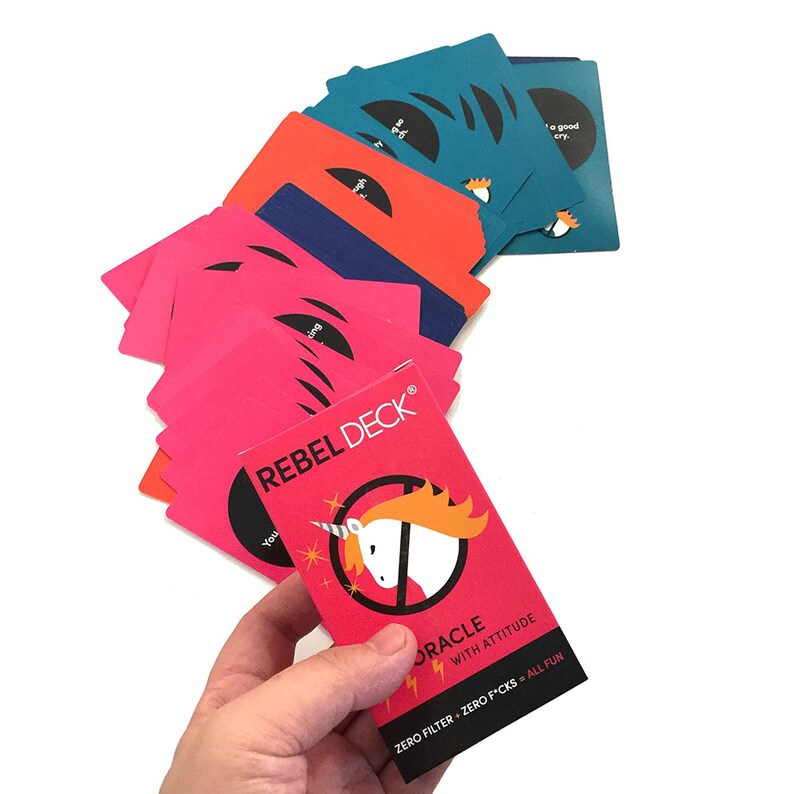 REBEL DECK Tarot Cards/ 60pcs Rebel Deck Oracle Cards Etsy