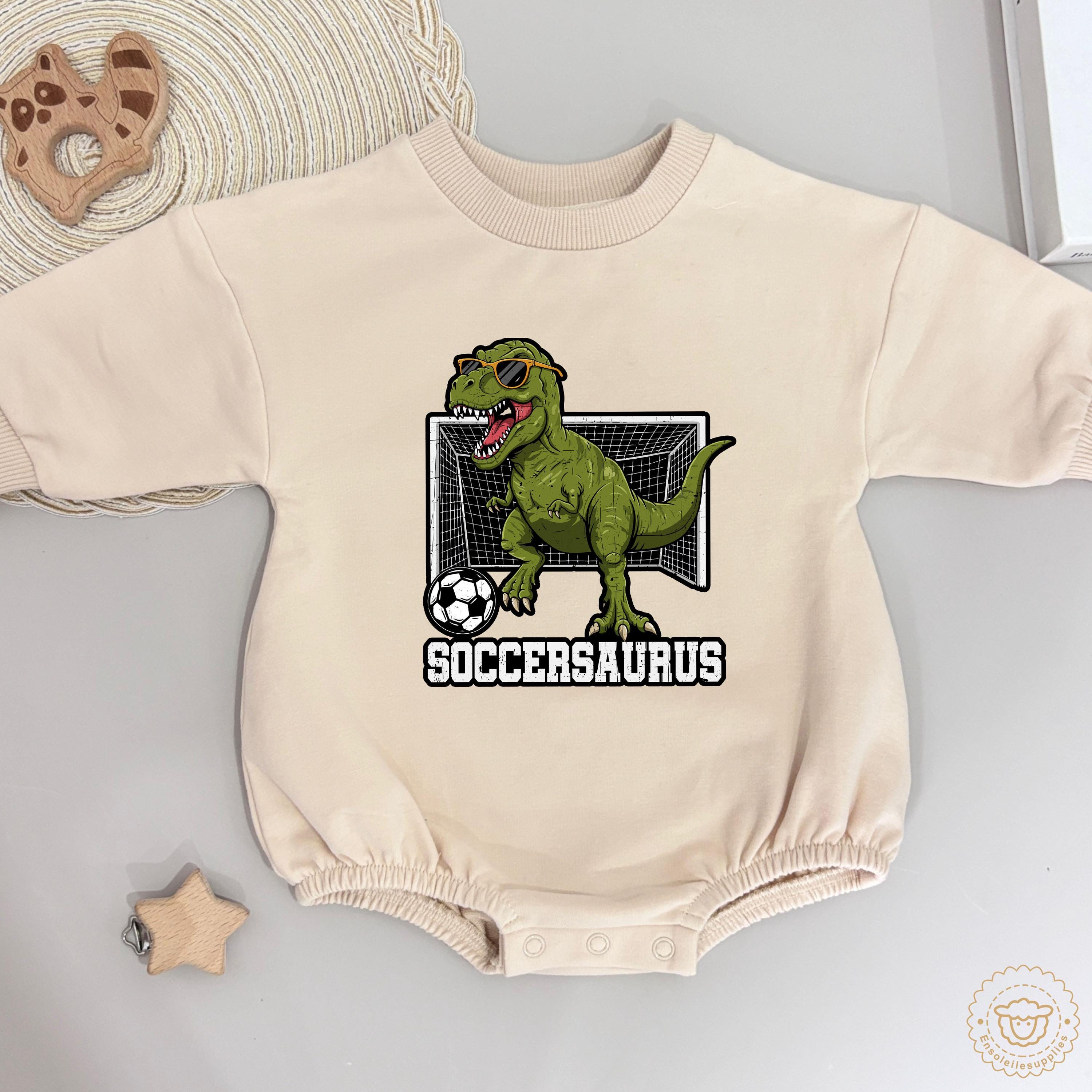 T-Rex If You're Happy Clap Your Hands Baby Bodysuit - Funny Dinosaur Onesie