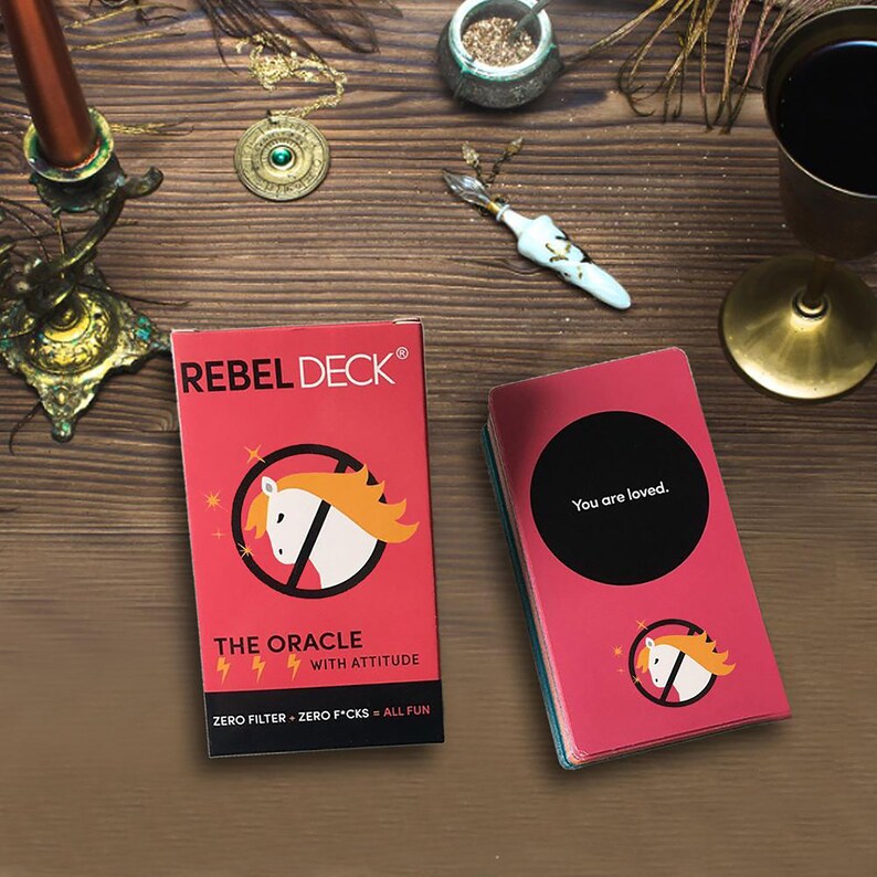 REBEL DECK Tarot Cards/ 60pcs Rebel Deck Oracle Cards Etsy