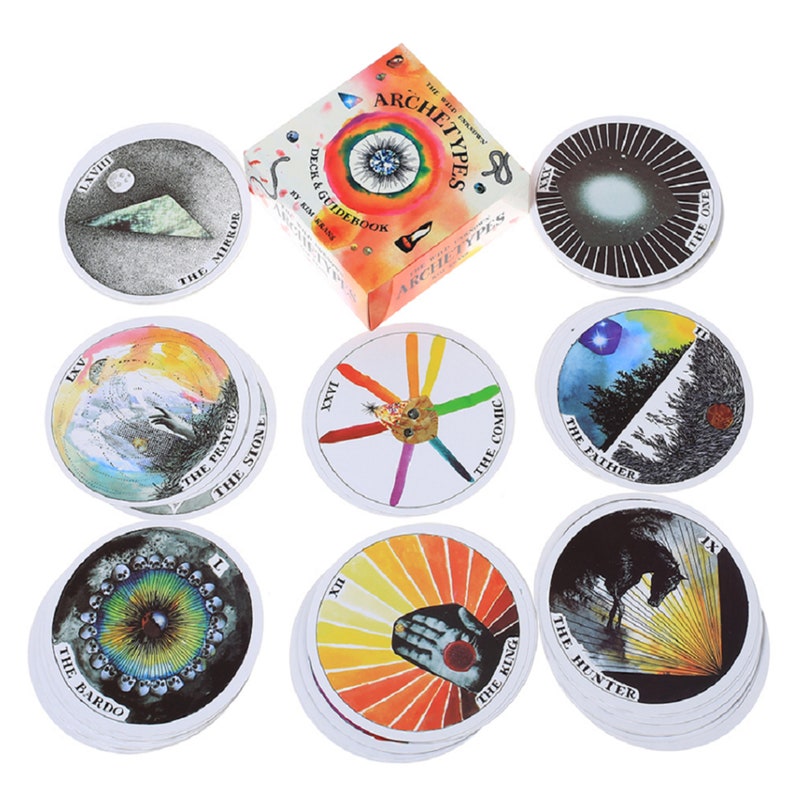 Wild Unknown Archetypes Cards English Guidebook Circular Etsy