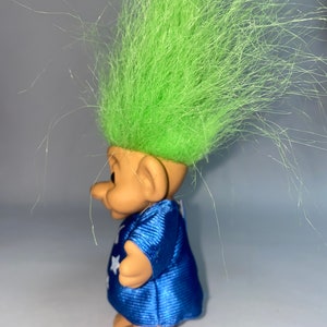 Vintage Russ Forest Troll Doll Green Hair - Etsy