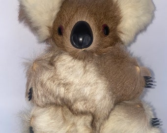 1960s Vintage Kangaroo Fur Koala Bear Made in Australia