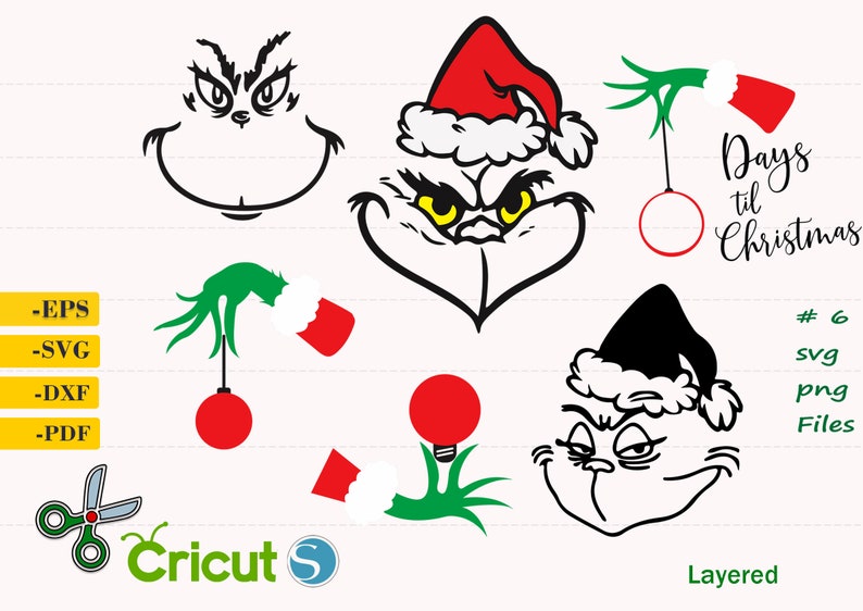 Download Grinch svg the Grinch svg Grinch Face Svg Grinch smile svg ...