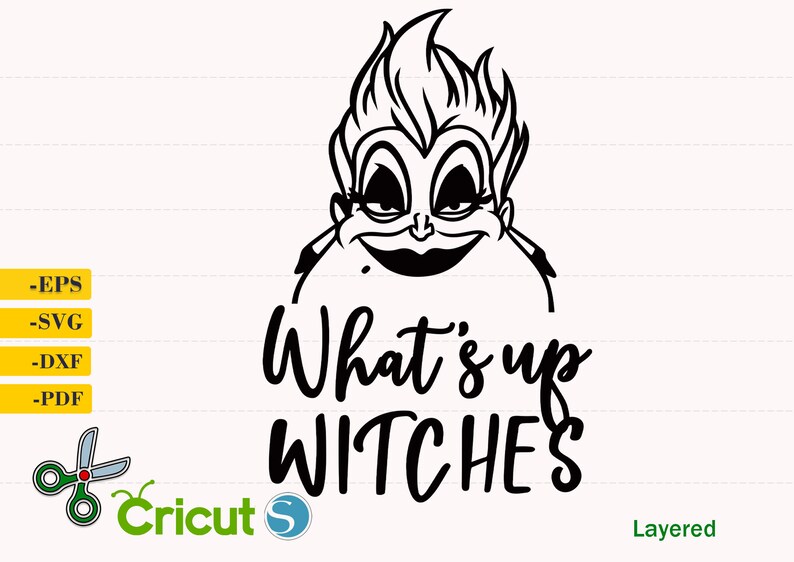 Download What's up witches svg Ursula Svg Little Mermaid Svg | Etsy