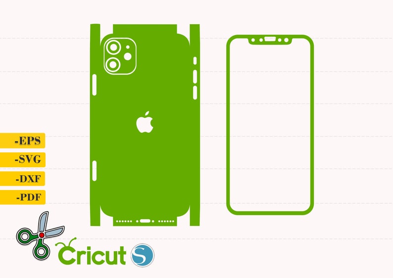 Download Apple iPhone 11 skin svg cut template vector iPhone skin ...