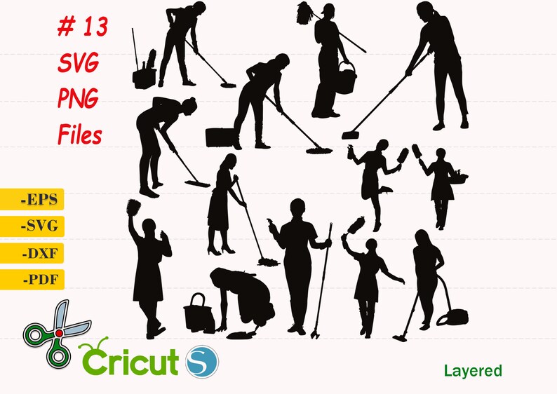 House cleaning Svg Housekeeper svg Maid Service svg Etsy