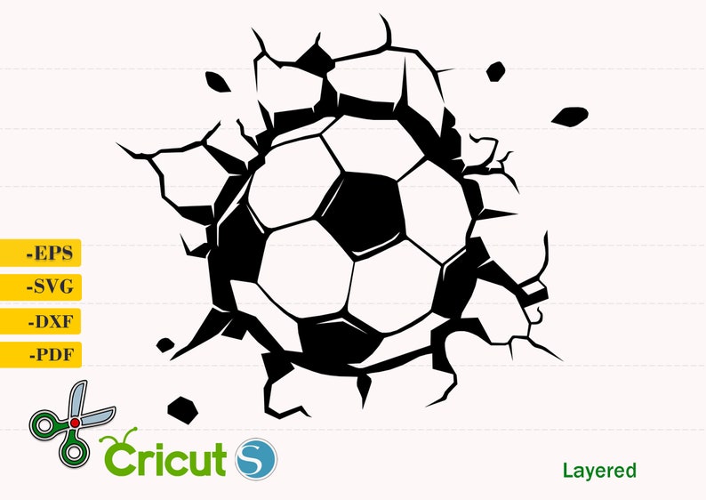 Soccer Ball Svg Soccer Ball cut file Soccer Ball Silhouette | Etsy