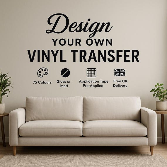 Custom Business Logo Vinyl Decal for Windows, Walls and Vehicles