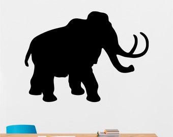 Belle and Boo Woolly Mammoth Fabric Wall Stickers 