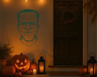 Classic Frankenstein Vinyl Wall Decal, Made to Order, Wall Sticker, 36 Colours, Apply Anywhere, Application Tape Pre-Applied H001